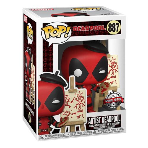 FIGURA POP! VINYL ARTIST DEADPOOL 9 CM MARVEL DEADPOOL 30TH ANNIVERSARY