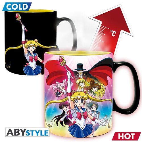 TAZA SAILOR MOON HEAT CHANGE - 460 ML - GROUP