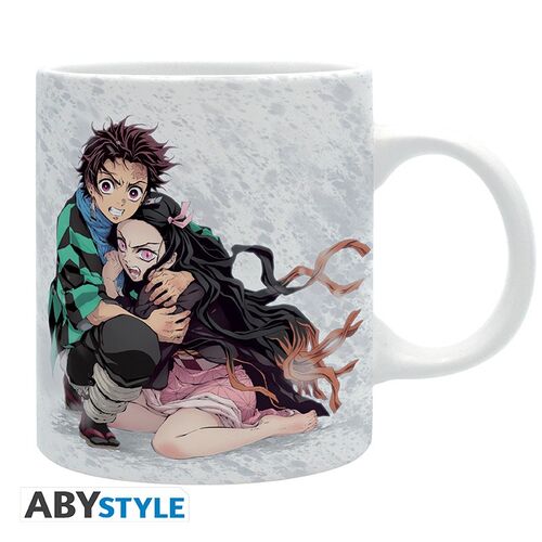 TAZA TANJIRO Y NEZUKO DEMON SLAYER 320ML