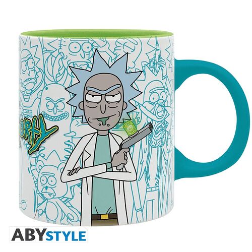 TAZA RICK Y MORTY ALL RICKS AND MORTYS