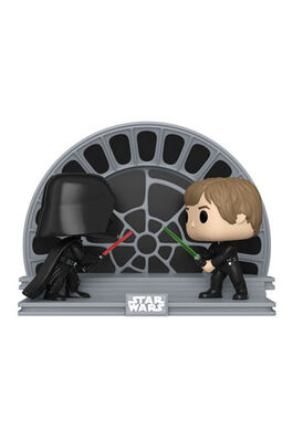 FIGURA STAR WARS RETURN OF THE JEDI 40TH ANNIVERSARY PACK DE 2 POP MOMENT! VINYL FIGURAS LUKE VS VADER 9 CM