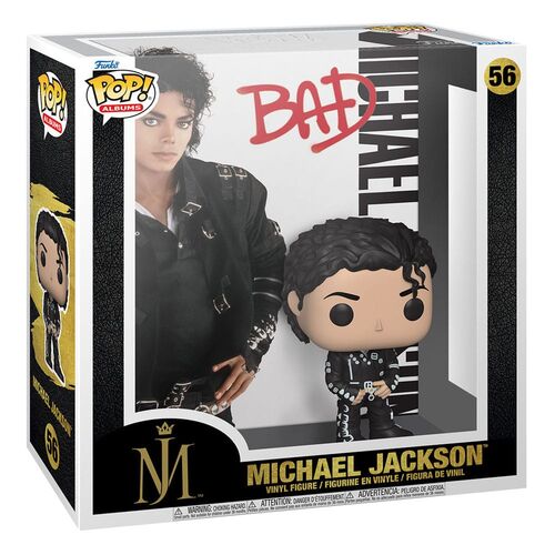 FIGURA MICHAEL JACKSON POP! ALBUMS VINYL FIGURA BAD 9 CM