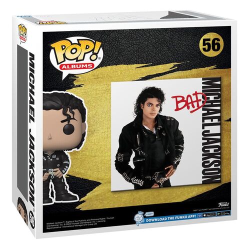 FIGURA MICHAEL JACKSON POP! ALBUMS VINYL FIGURA BAD 9 CM