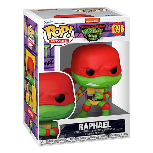 FIGURA RAPHAEL 9 CM TORTUGAS NINJA POP! MOVIES VINYL