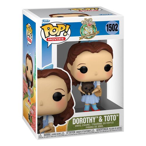 FIGURA DOROTHY W/TOTO 9 CM EL MAGO DE OZ POP & BUDDY! MOVIES VINYL