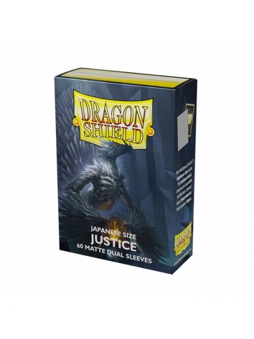 FUNDAS SMALL MATTE (60 UNIDADES) JUSTICE DE DRAGON SHIELD