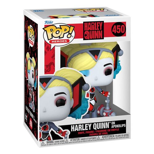 FIGURA POP! HEROES VINYL HARLEY WITH BAT 9 CM DC COMICS: HARLEY QUINN TAKEOVER