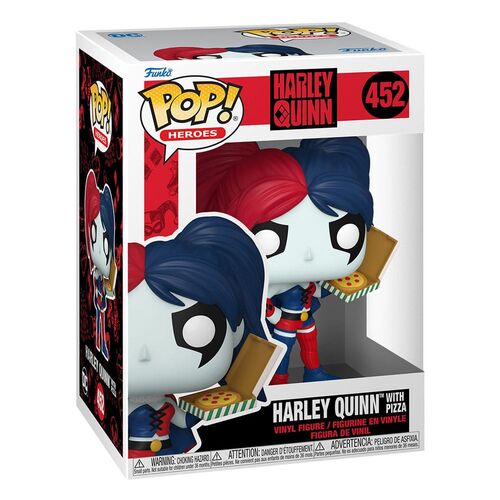 FIGURA POP! HEROES VINYL HARLEY WITH PIZZA 9 CM DC COMICS: HARLEY QUINN TAKEOVER