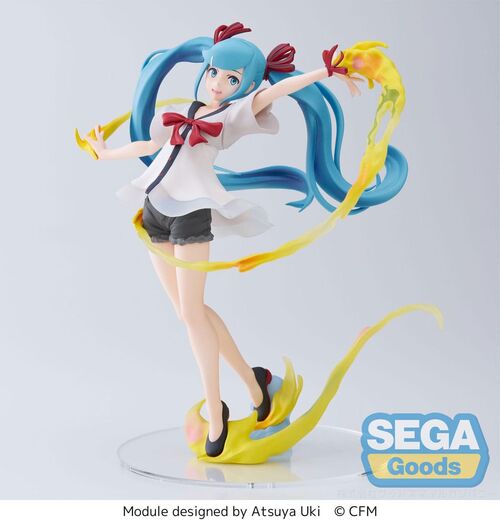 ESTATUA LUMINASTA PVC FIGURIZM HATSUNE MIKU SHINY T.R. 22 CM HATSUNE MIKU: PROJECT DIVA MEGA 39'S