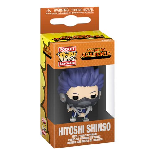 LLAVERO POCKET POP! VINYL HITOSHI SHINSO 4  MY HERO ACADEMIA