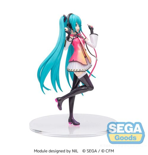 HATSUNE MIKU SERIES ESTATUA LUMINASTA PVC PROJECT DIVA MEGA39'S HATSUNE MIKU - STAR VOICE 18 CM