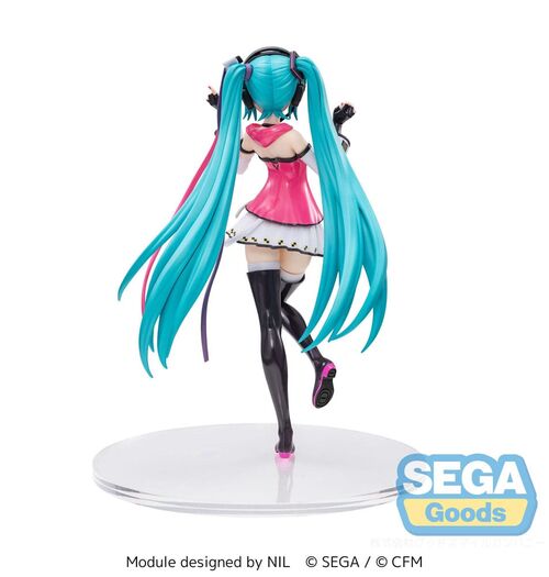 HATSUNE MIKU SERIES ESTATUA LUMINASTA PVC PROJECT DIVA MEGA39'S HATSUNE MIKU - STAR VOICE 18 CM