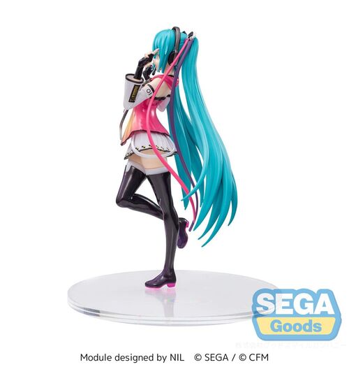 HATSUNE MIKU SERIES ESTATUA LUMINASTA PVC PROJECT DIVA MEGA39'S HATSUNE MIKU - STAR VOICE 18 CM