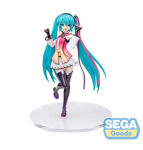 HATSUNE MIKU SERIES ESTATUA LUMINASTA PVC PROJECT DIVA MEGA39'S HATSUNE MIKU - STAR VOICE 18 CM