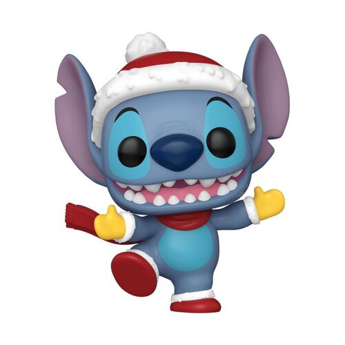 FIGURA POP! VINYL HOLIDAY STITCH W/HAT 9 CM DISNEY