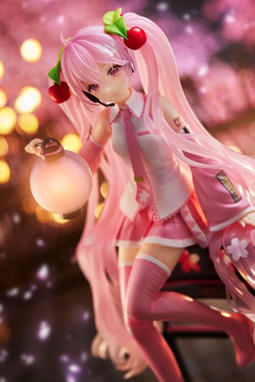 ESTATUA SAKURA MIKU LANTERN VER. REISSUE 20 CM ARTIST MASTERPIECE + HATSUNE MIKU AMP ESTATUA PVC