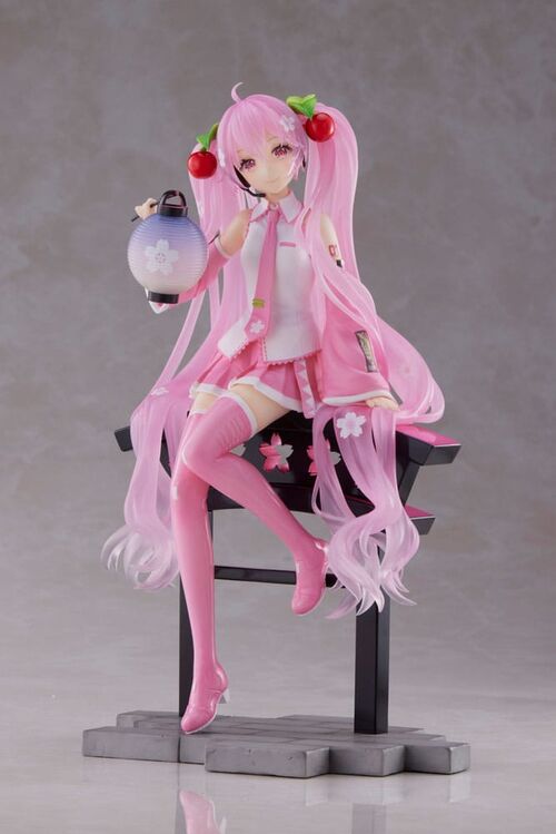 ESTATUA SAKURA MIKU LANTERN VER. REISSUE 20 CM ARTIST MASTERPIECE + HATSUNE MIKU AMP ESTATUA PVC