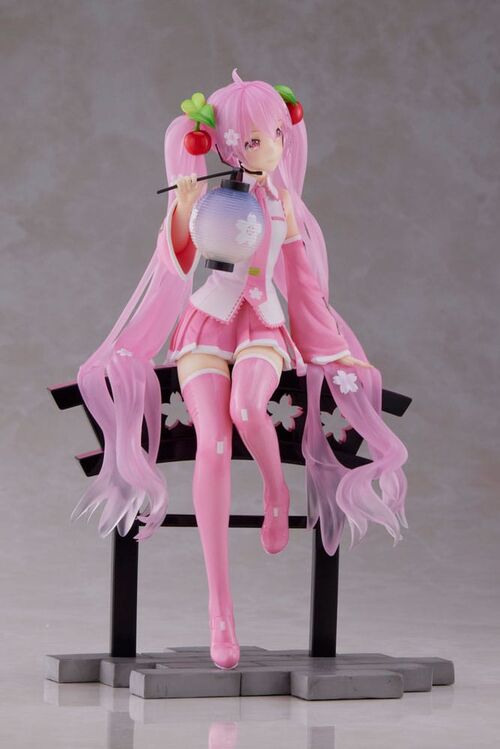 ESTATUA SAKURA MIKU LANTERN VER. REISSUE 20 CM ARTIST MASTERPIECE + HATSUNE MIKU AMP ESTATUA PVC