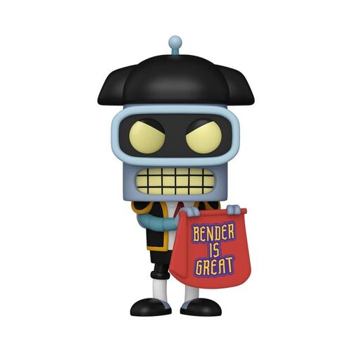 FIGURA BENDER (MATADOR) 9 CM FUTURAMA POP! ANIMATION VINYL