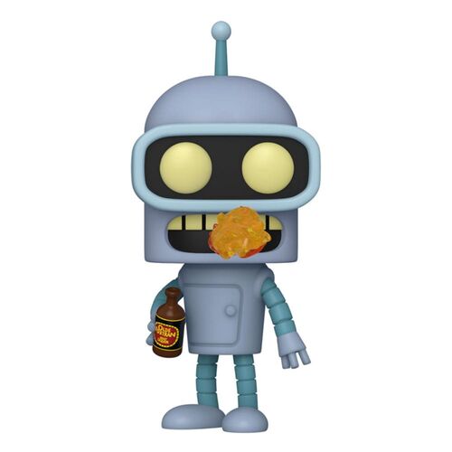 FIGURA BENDER W/CH(GW) 9 CM FUTURAMA POP! TV VINYL