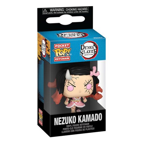 LLAVERO POCKET POP! VINYL NEZUKO(DEMON FORM) 4 CM DEMON SLAYER: KIMETSU NO YAIBA