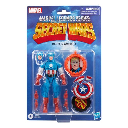 FIGURA CAPTAIN AMERICA 15 CM SECRET WARS MARVEL LEGENDS RETRO