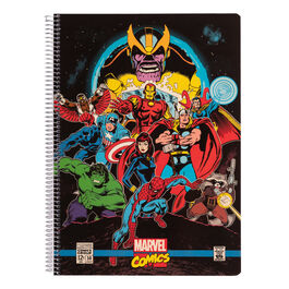 CUADERNO TAPA POLIPROPILENO A4 4X4 MARVEL LOS VENGADORES