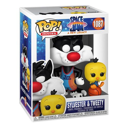 SPACE JAM 2 FIGURA POP! & BUDDY VINYL SYLVESTER & TWEETY 9 CM