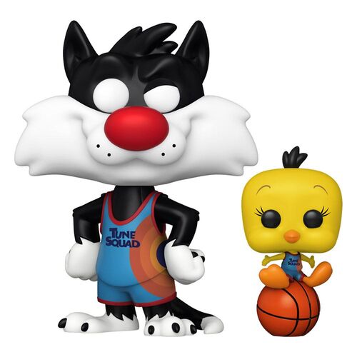 SPACE JAM 2 FIGURA POP! & BUDDY VINYL SYLVESTER & TWEETY 9 CM