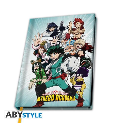 LIBRETA MY HERO ACADEMIA HEROES A5