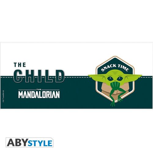 TAZA STAR WARS THE MANDALORIAN THE CHILD EATING FROG