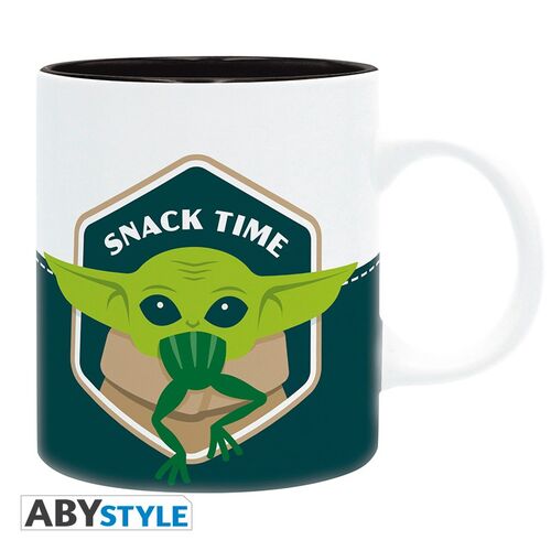 TAZA STAR WARS THE MANDALORIAN THE CHILD EATING FROG