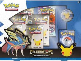 CAJA CELEBRATIONS POKEMON ZACIAN DELUXE PIN COLLECTION