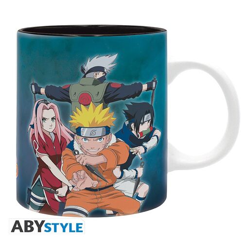 TAZA NARUTO SHIPPUDEN 320ML TEAM 7 VS HAKU/ZABUZA