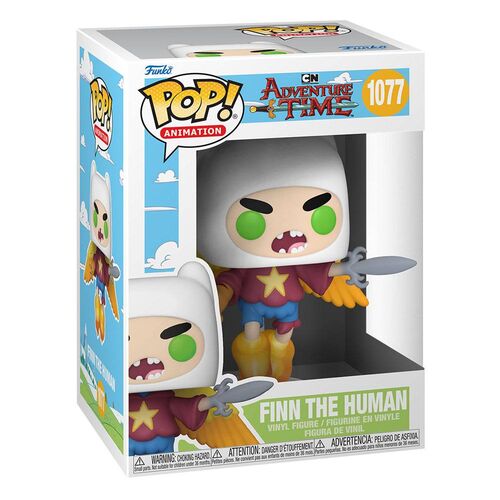 HORA DE AVENTURAS POP! ANIMATION VINYL FIGURA ULTIMATE WIZARD FINN 9 CM