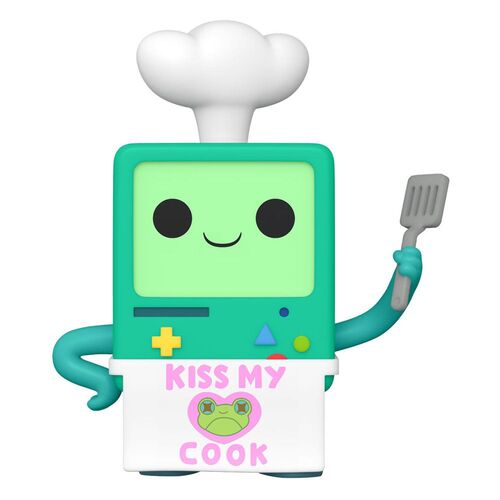 HORA DE AVENTURAS POP! ANIMATION VINYL FIGURA BMO KISS MY COOK 9 CM