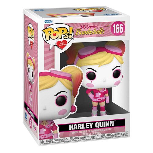 BOMBSHELL HARLEY 9 CM DC COMICS FIGURA POP! HEROES VINYL BC AWARENESS -